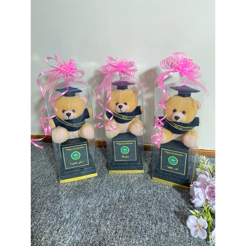 Piala boneka wisuda / kado wisuda / piala wisuda kelulusan sekolah PAUD TK SD SMP SMA Universitas