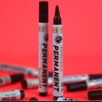 

spidol permanent merk monanta sekotak isi 12