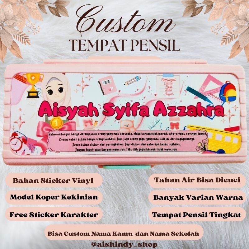 

Custom Tempat Pensil Tingkat