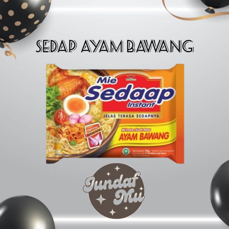 

mie sedap ayam bawang rebus 90g