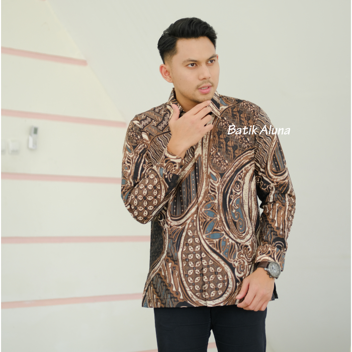 Batik Aluna Kemeja Pria Lengan Panjang PCW 081