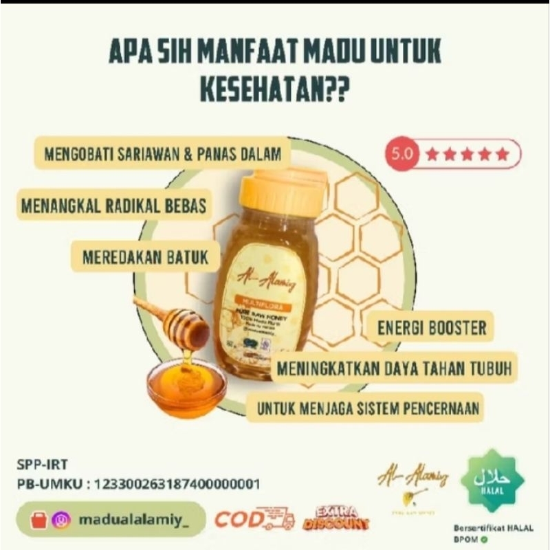 

MADU KLANCENG, MADU MAHONI (pahit) 150 gram