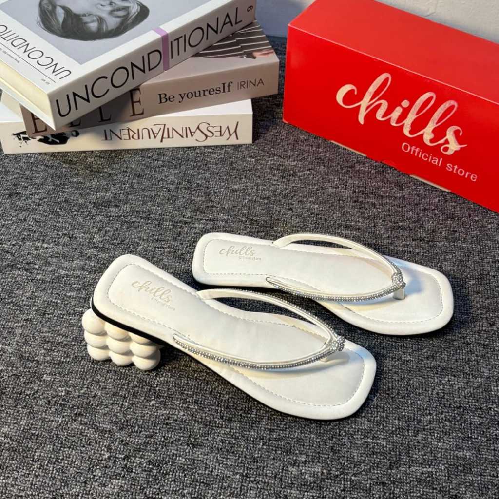 sandal wanita zaira variasi mutiara/sandal karet fullbussa/sandal elegan,nyaman lentur