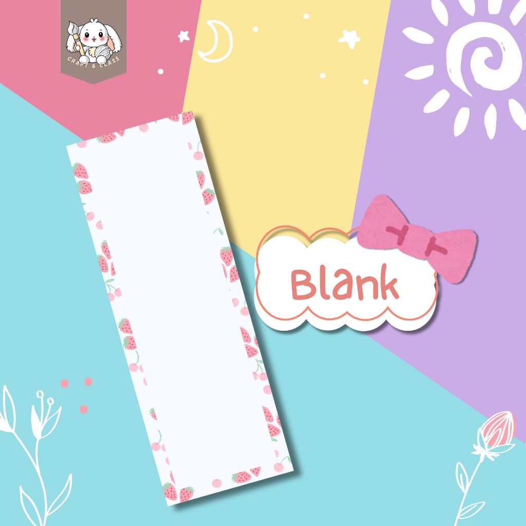 

Buku Catatan Mini / Notebook Mini Aesthetic-BLANK_UKURAN_7CMx20cm