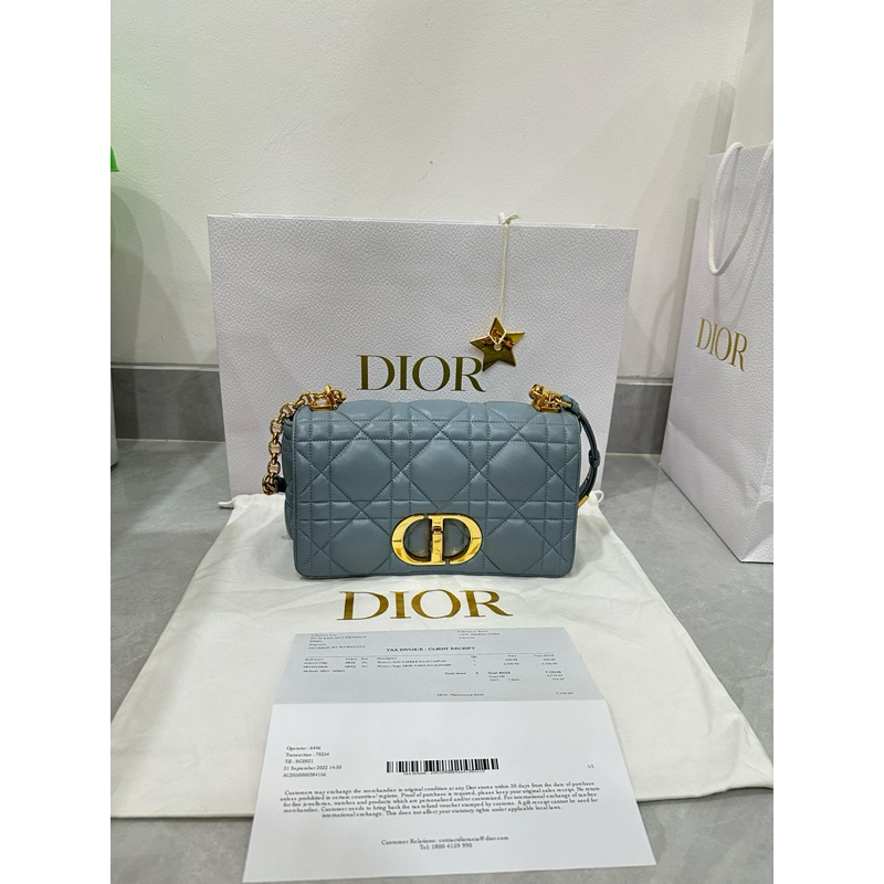 PRELOVED Dior Caro Medium Lambskin 100% Original