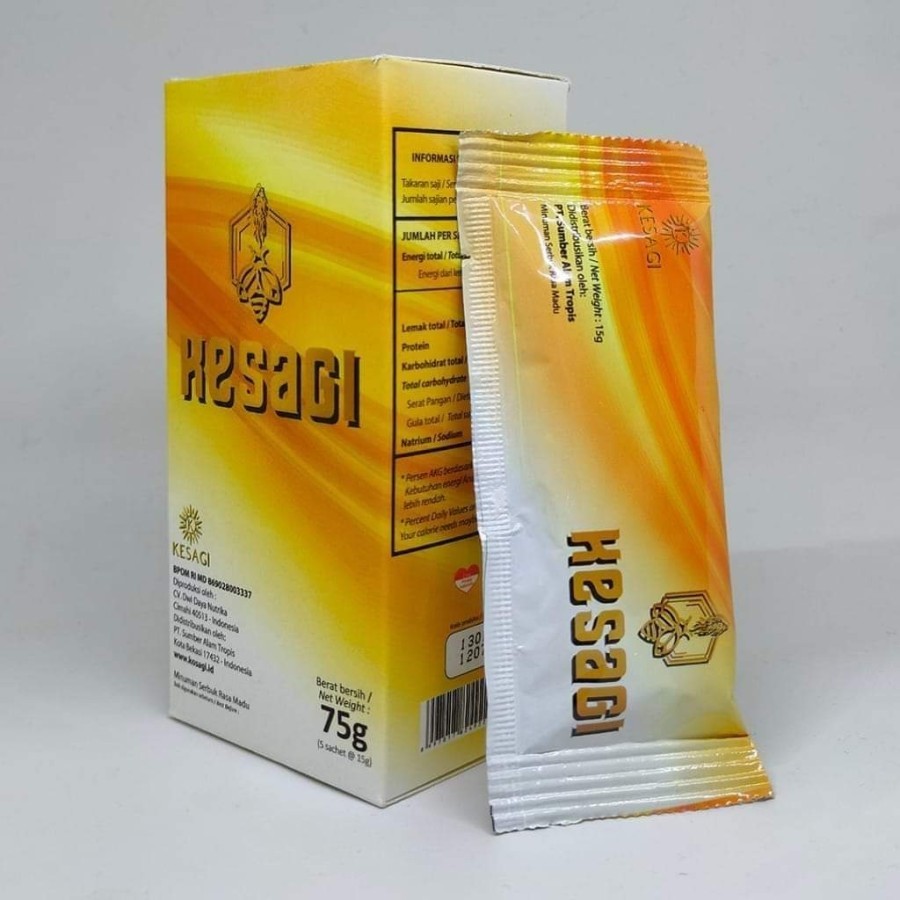 

KESAGI MINUMAN SERBUK RASA MADU HERBAL UNTUK PRIA - 1 BOX ISI 5