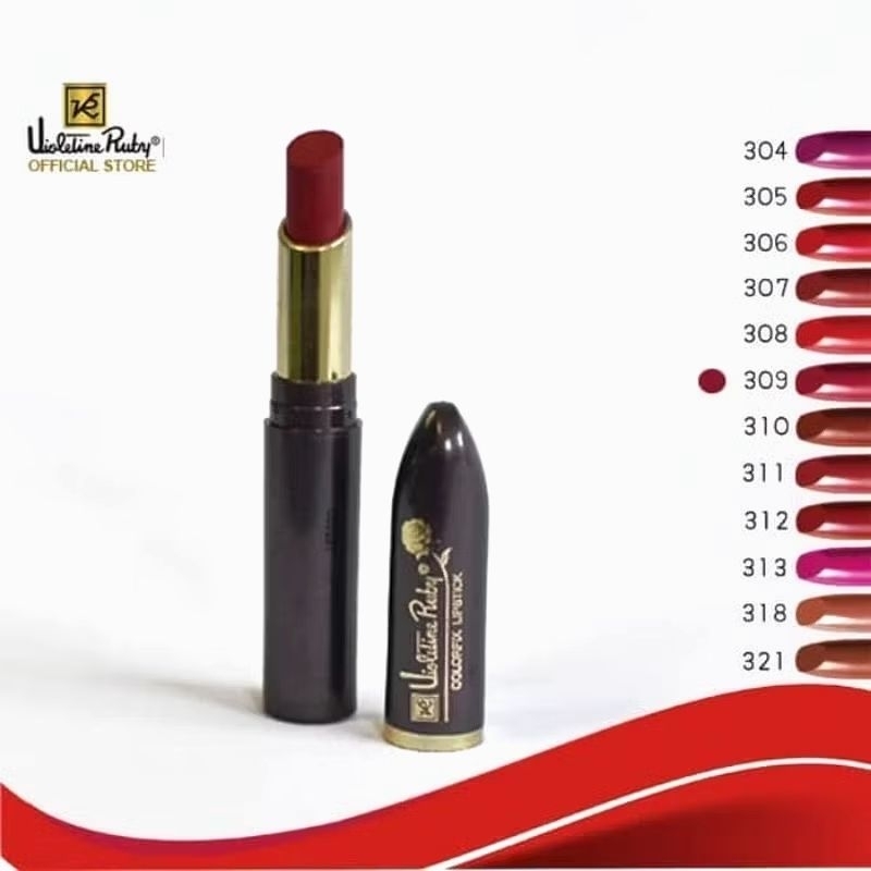 VIOLETINE RUBY colorfix lipstick - lipstick valentine ruby