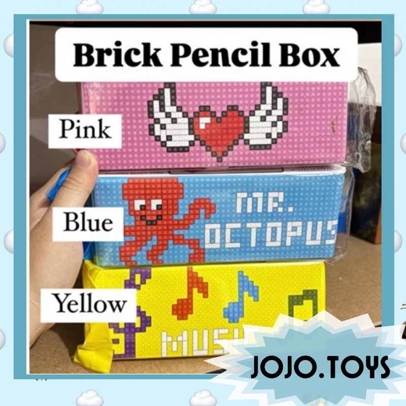 

Brick Pencil Box - Kotak Pensil Lego Anak balok susun pencil case tempat pensil souvenir ulang tahun