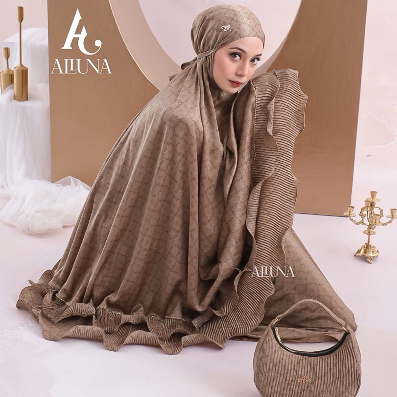 MUKENAH ALLUNA SANTORINI SILK - ZHAFIRA SERIES