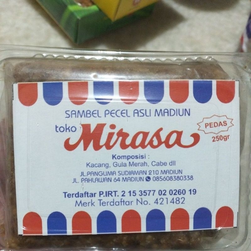 

Sambal Pecel Asli Madiun