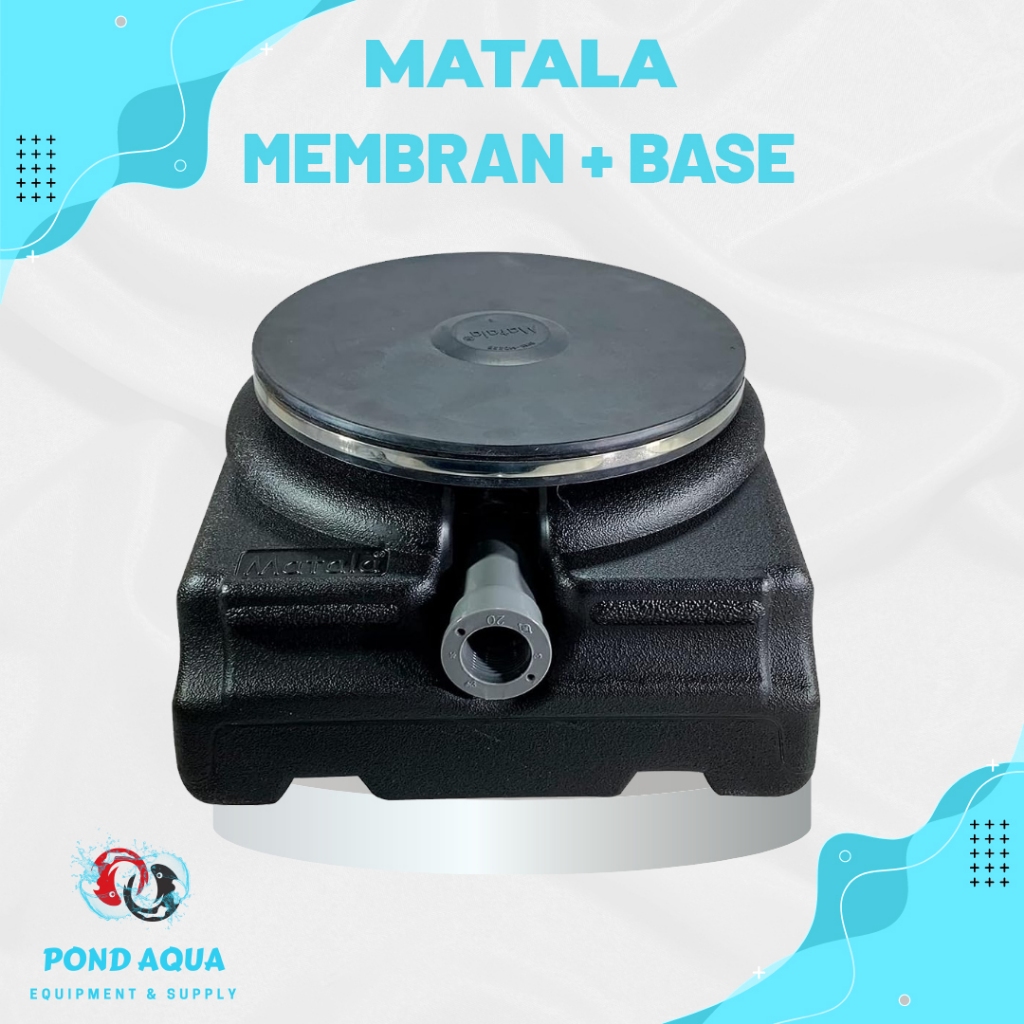 Matala EPDM Micro Disc Diffuser Platform Gelembung Udara Oksigen 22Cm