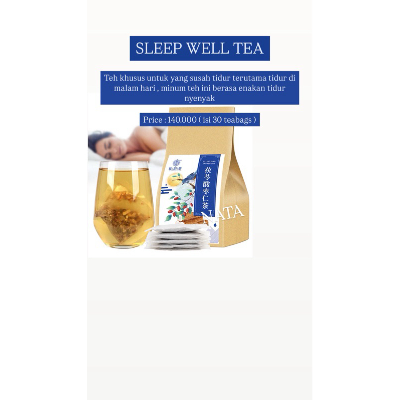

SLEEP WELL TEA