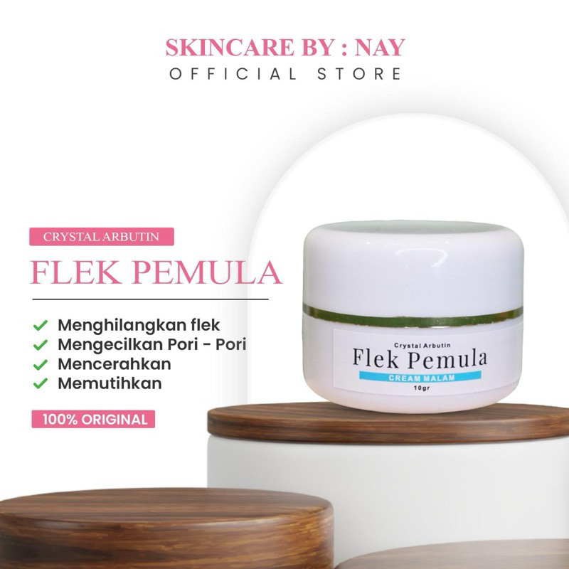 READY Krim Malam Crystal Arbutin CA Original Segel - Krim Malam Wh/ Krim Malam Flek Hitam / Krim Mal