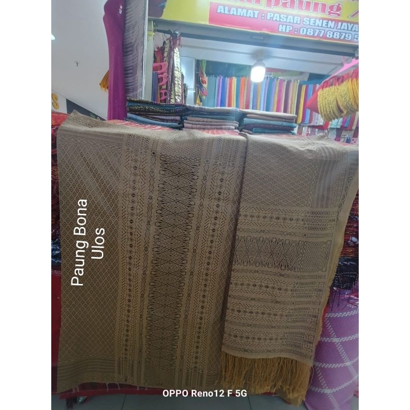 SONGKET TUMTUMAN. SUTRA BEMBERT BENANG KRISTAL