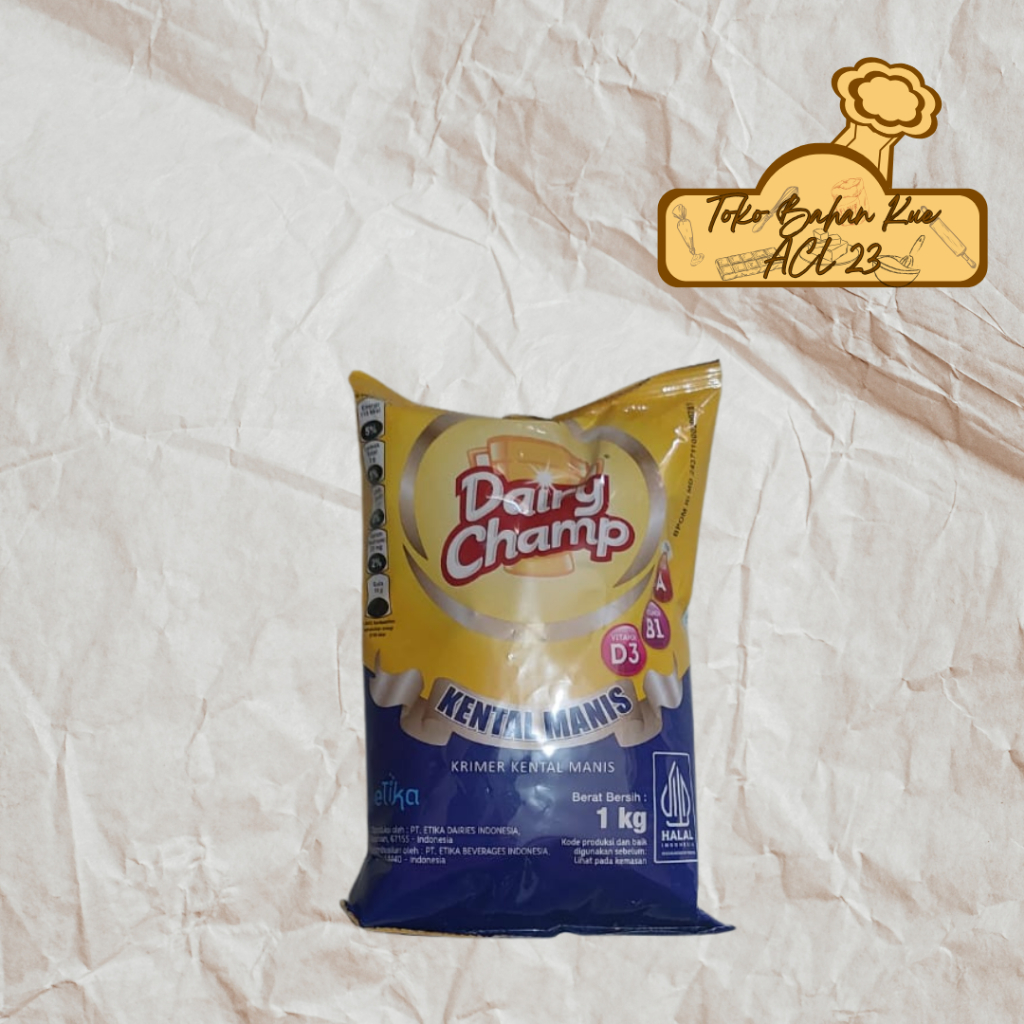 

Dairy Champ Kental Manis 1 Kg Pouch/Dairy Champ SKM Susu Kental Manis 1 Kg