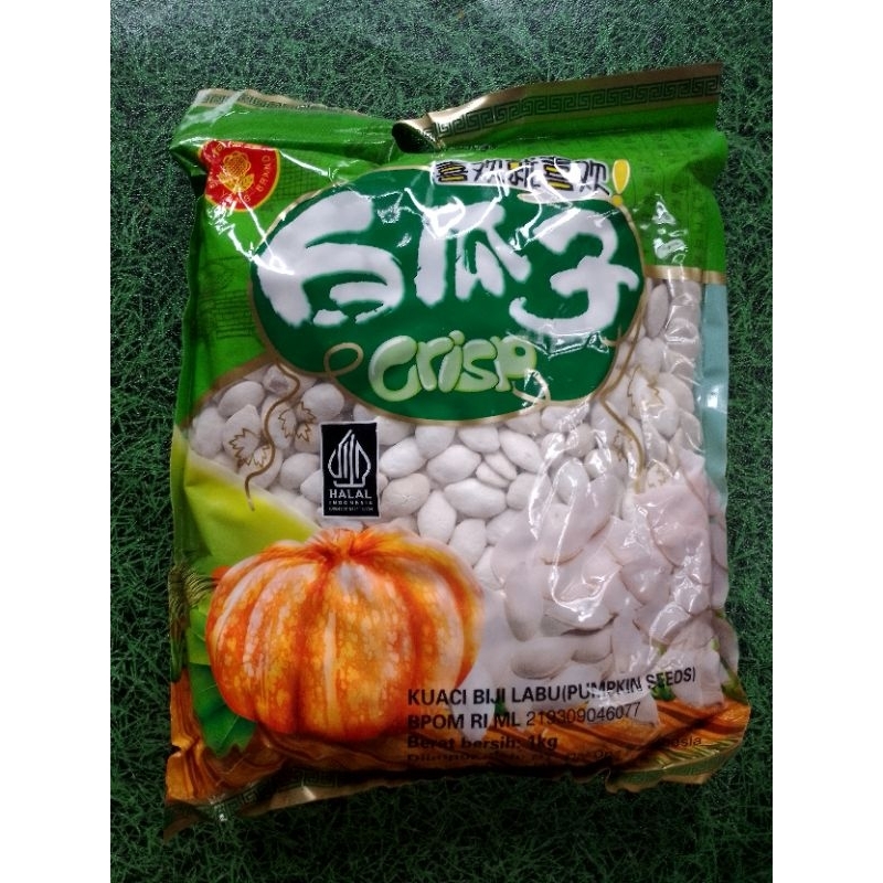 

1 Kilo Kuaci Putih/ Kwaci Biji Labu ( Pumpkin Seeds)