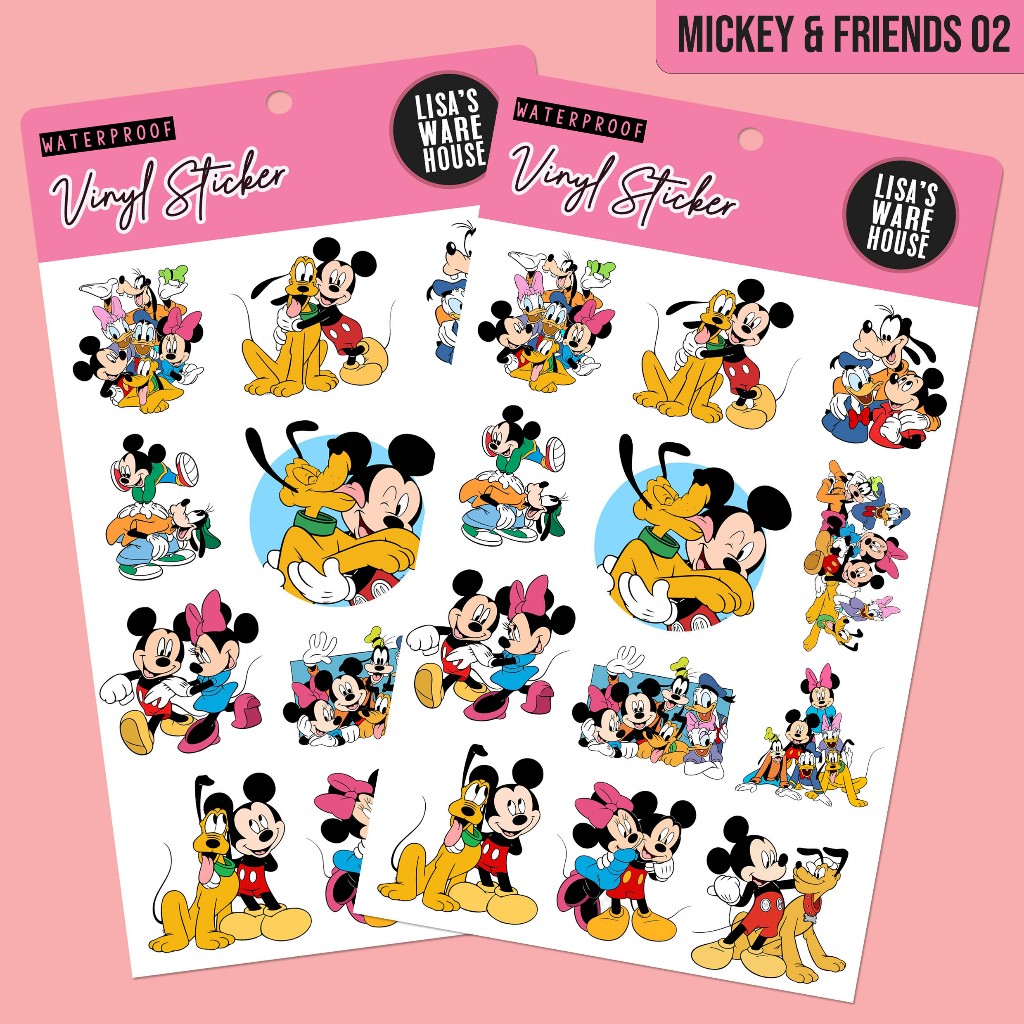 

Sticker Vinyl Mickey & Friends Volume 02
