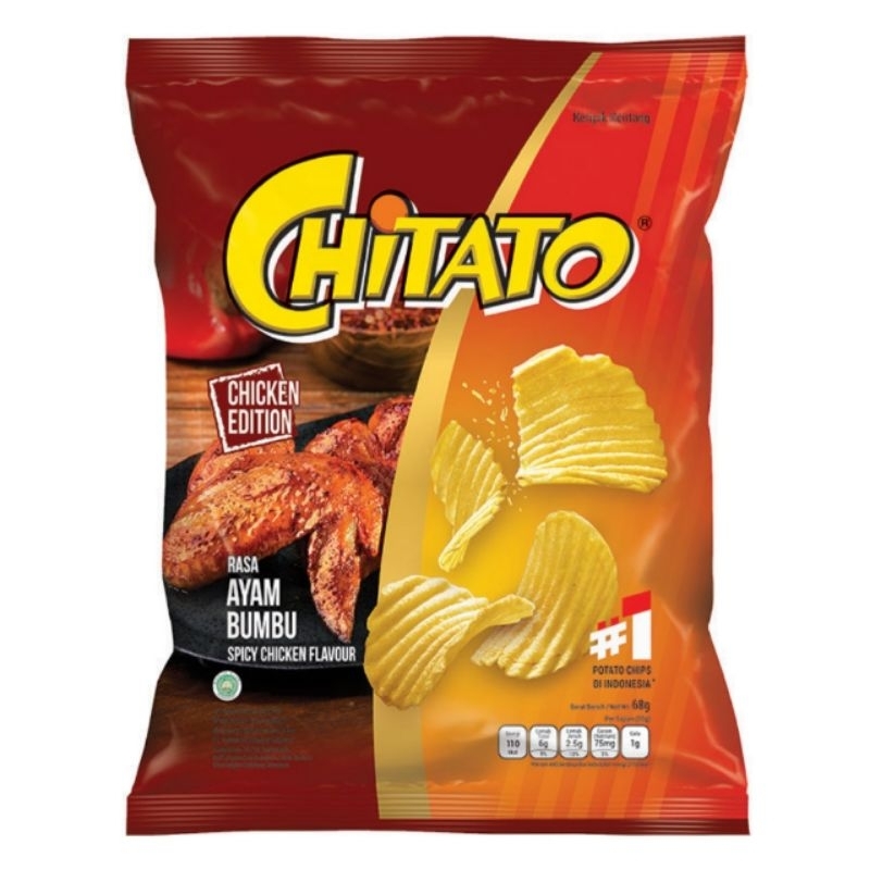 

CHITATO Keripik Kentang Ayam Bumbu 68 Gram
