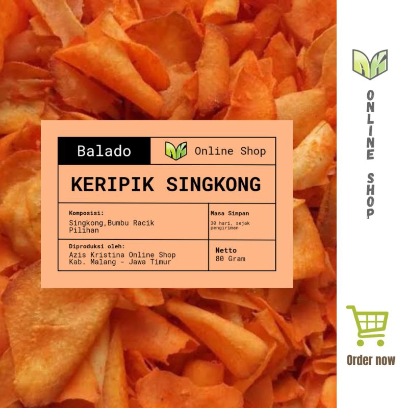 

Keripik Singkong Balado 80 Gram [Official Product]