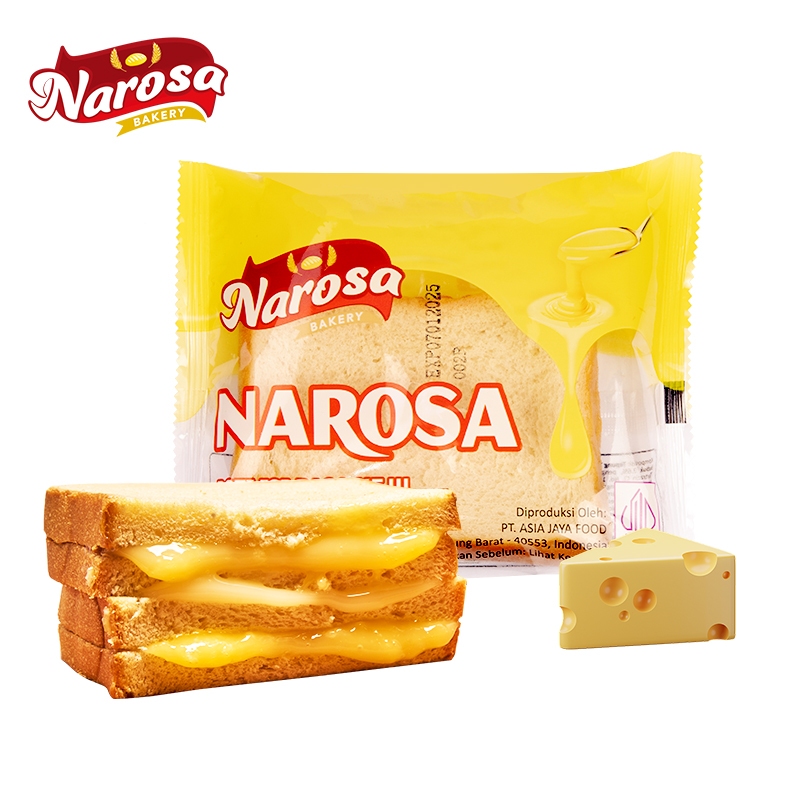 

Narosa Keju Lembut Roti Halal Cokelat Rasa 60g
