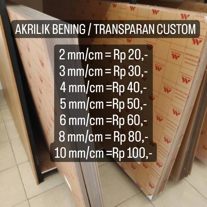 

JASA POTONG AKRILIK ACRYLIC 2MM 3MM 4MM 5MM 6MM 8MM 10MM