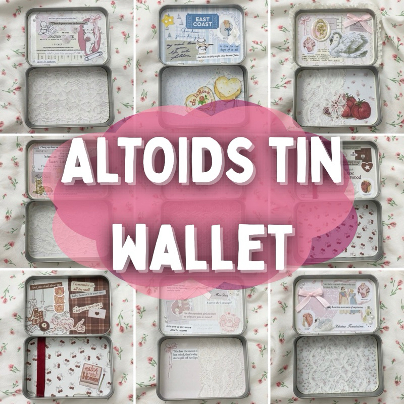 Coquette Altoids Tin Wallet Tin Case FULL STOCKED READY STOCK