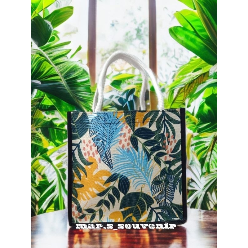 totebag mini tali sumbu/totebag kanvas/tas souvenir/tas serbaguna/tote bag kekinian