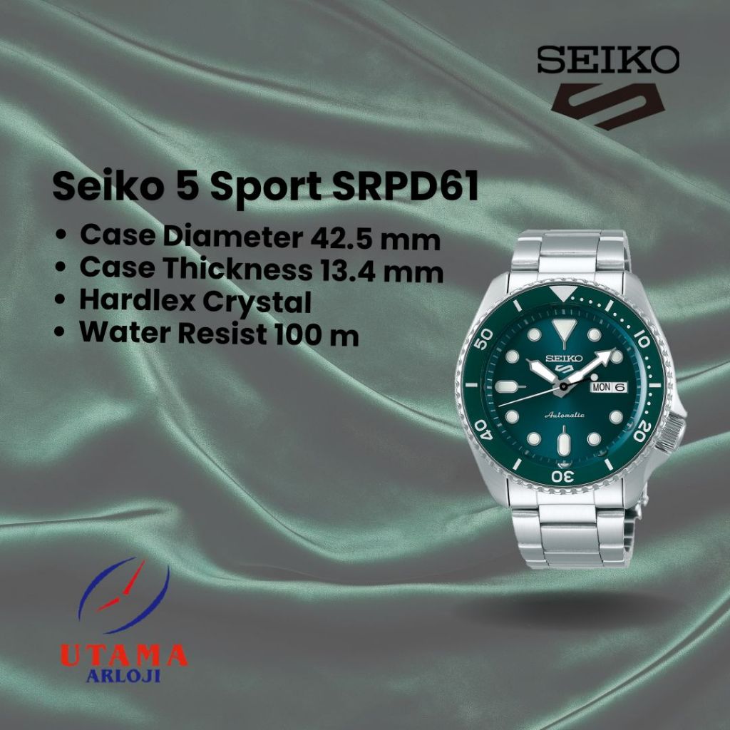 Jam Tangan Automatic Pria Seiko 5 Sport SRPD61