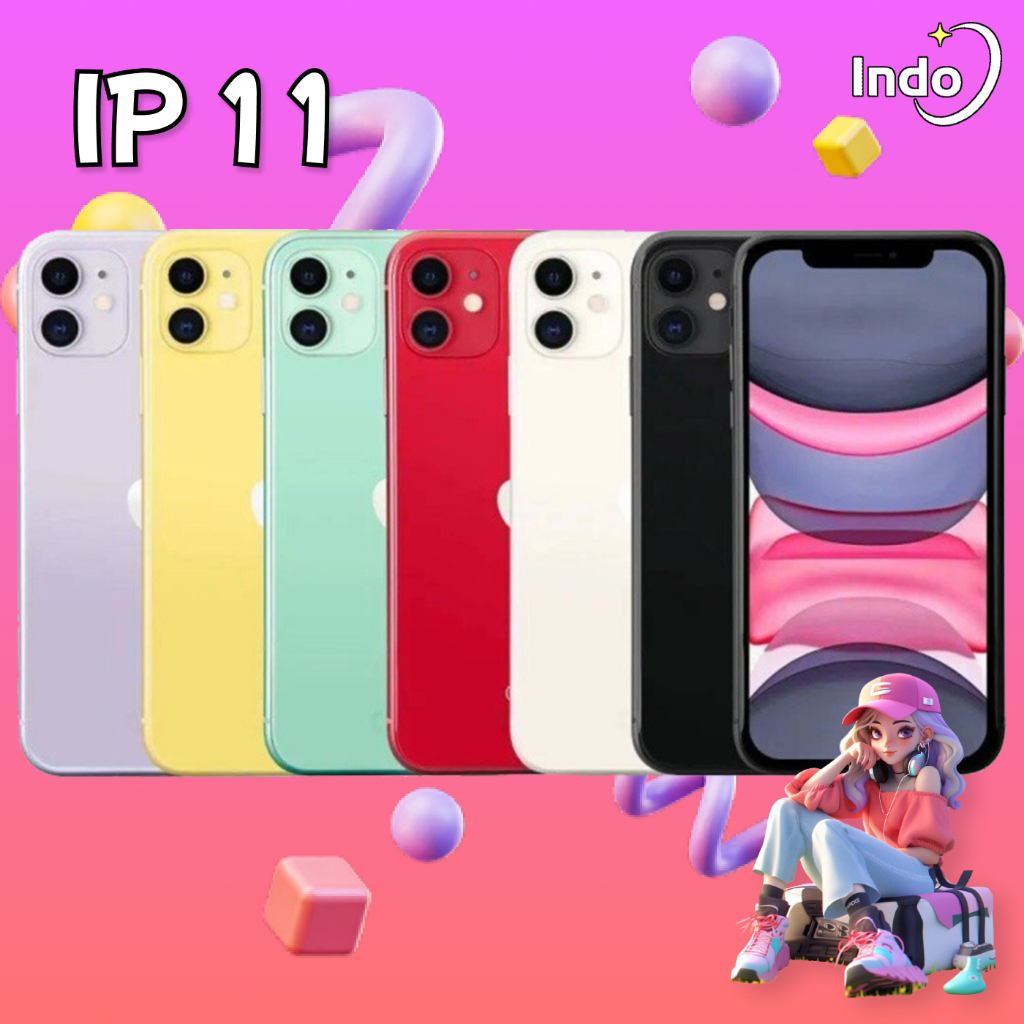 IPHONE 11 64GB 128GB SECOND fullset MULUS All fungsi aman BH96+ LIKE NEW Unlocked ALL SIM ORI phone