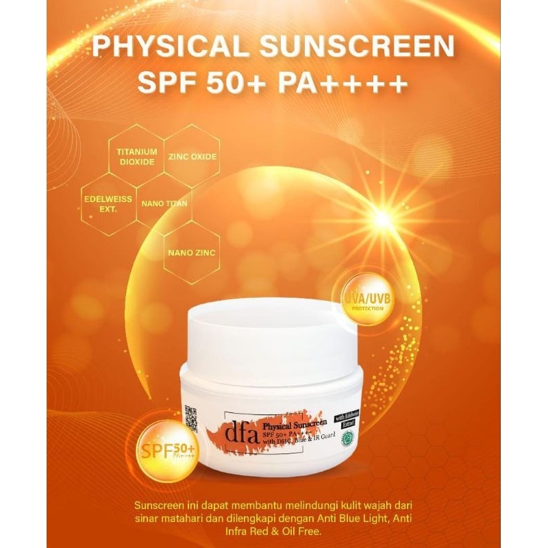 DFA PHYSICAL SUNSCREEN SPF 50 PA ++++