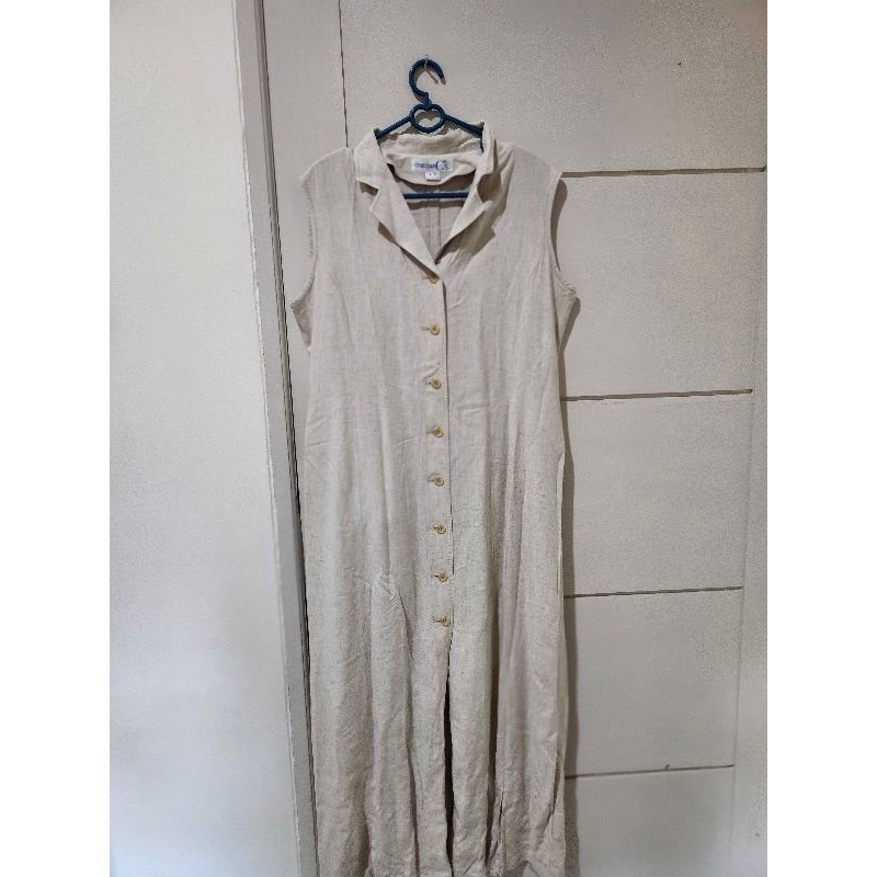 Preloved long outer Linen