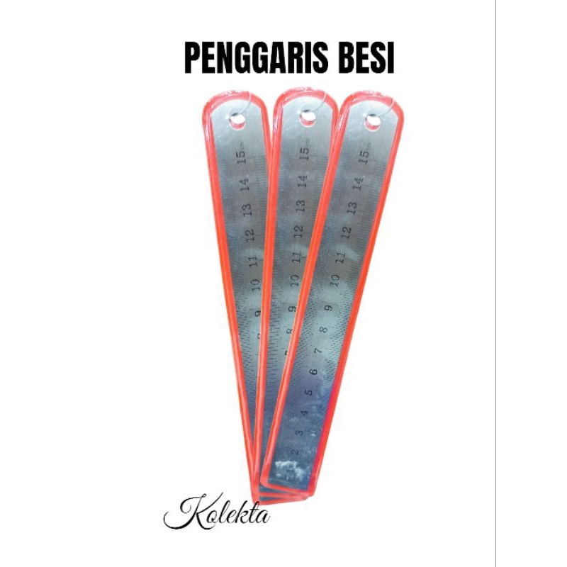 Penggaris Besi 15cm