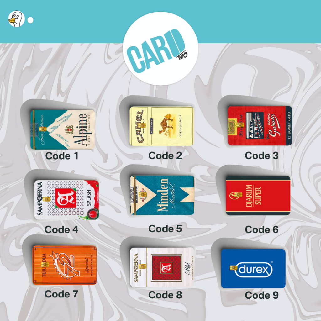 

CARDTWO Stiker Skin ATM Sticker Flazz/E mandiri Custom Print CGRT - Special Limited Edition