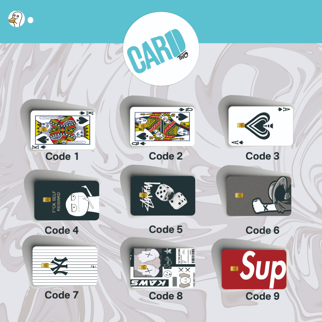 

CARDTWO Stiker Skin ATM Sticker Flazz/E mandiri Custom Kartun Print Last - Special Limited Edition HYPE