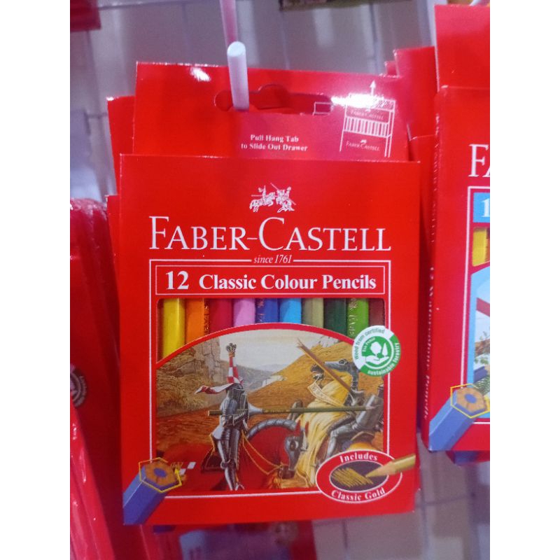 

FABER CASTELL COLOUR PENSIL 12S