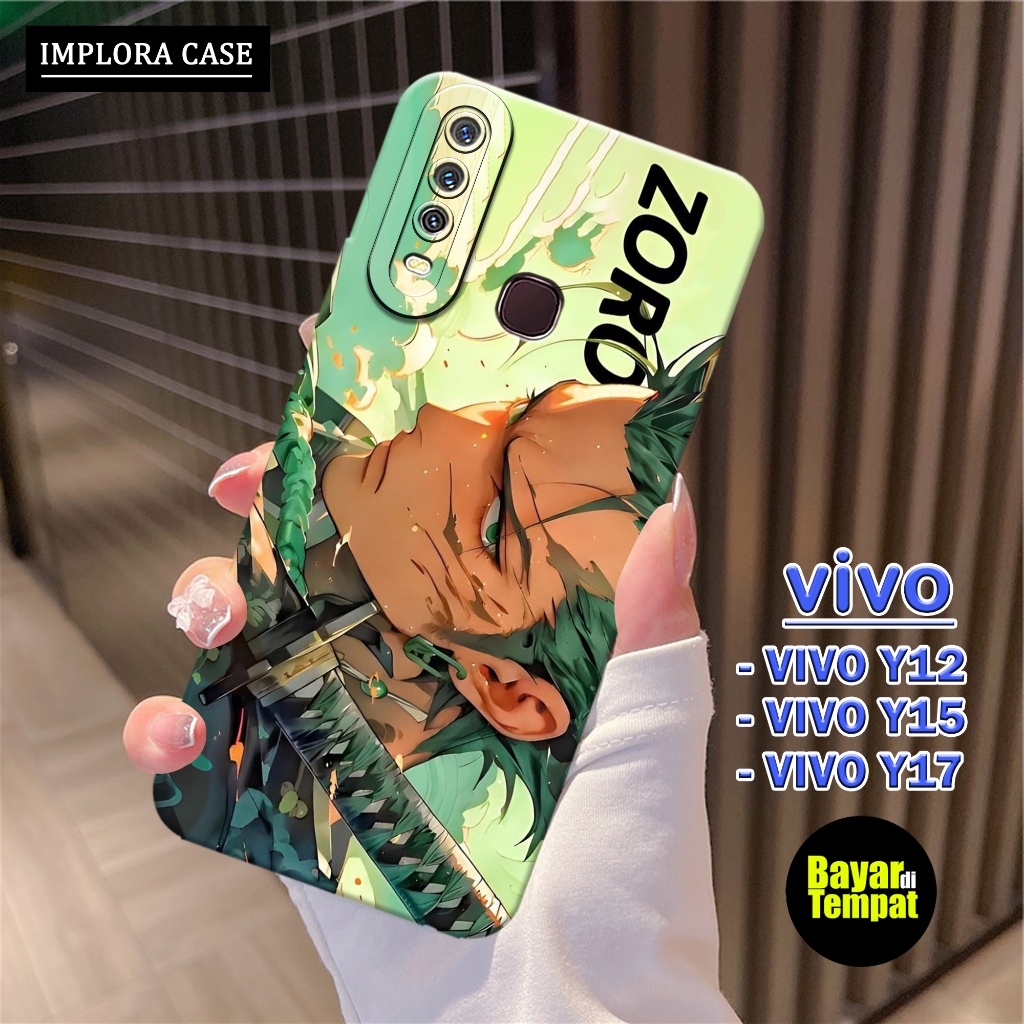 Case Vivo Y12 / Y15 / Y17 Motif Anime IMPLORA CASE Casing Vivo Y12 / Y15 / Y17 Softcase Hp Vivo Y12 