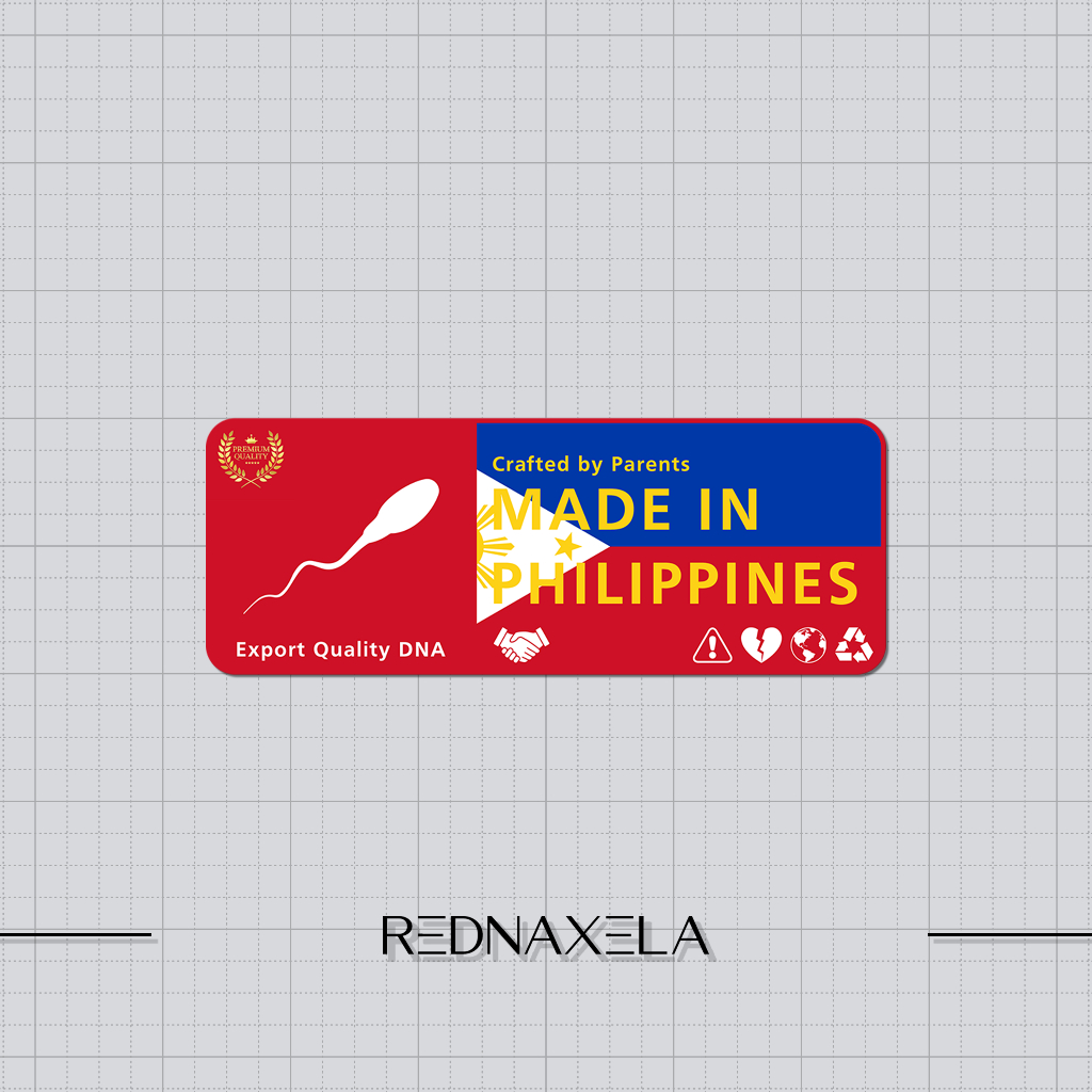 

Stiker Vinyl Stiker Human Label Made in Philippines Waterproof Sticker