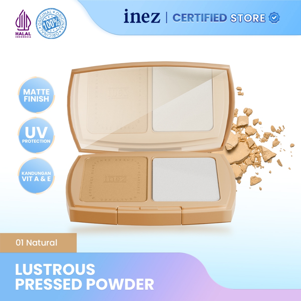 Inez Surabaya - Lustrous Pressed Powder | Bedak Padat Inez 900
