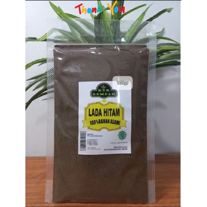 

LADA HITAM BUBUK 100 Gr Murni
