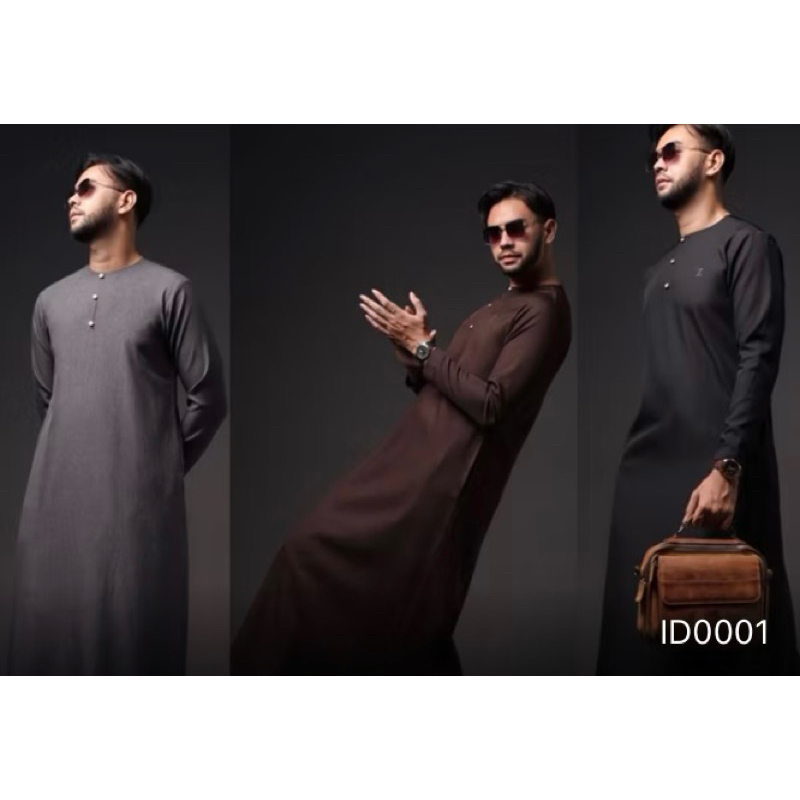 JUBAH OMER LONG SLEEVE ORIGINAL 100% ZAAFER INDONESIA