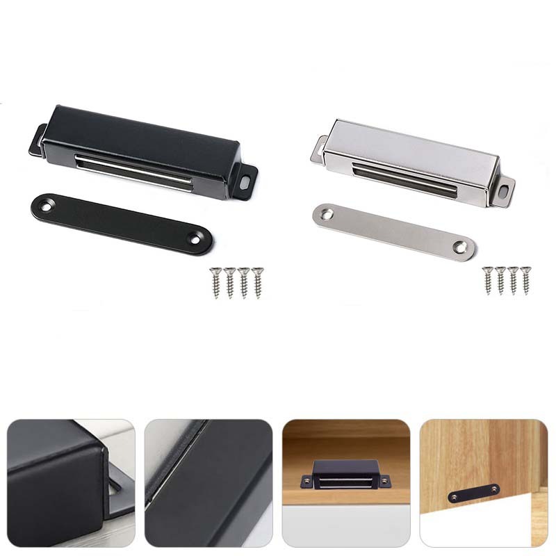 Kunci Pintu Magnet Kabinet Magnet Daya Isap Yang Kuat Magnet Pintu Magnet Pintu Kamar Mandi Penahan 