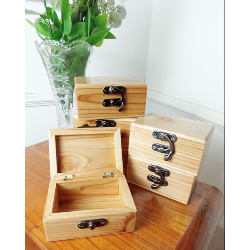 Kotak kayu - Box kayu - Kotak kayu penyimpanan - Sliding box - Kotak kayu aesthetic - Kotak kayu kec