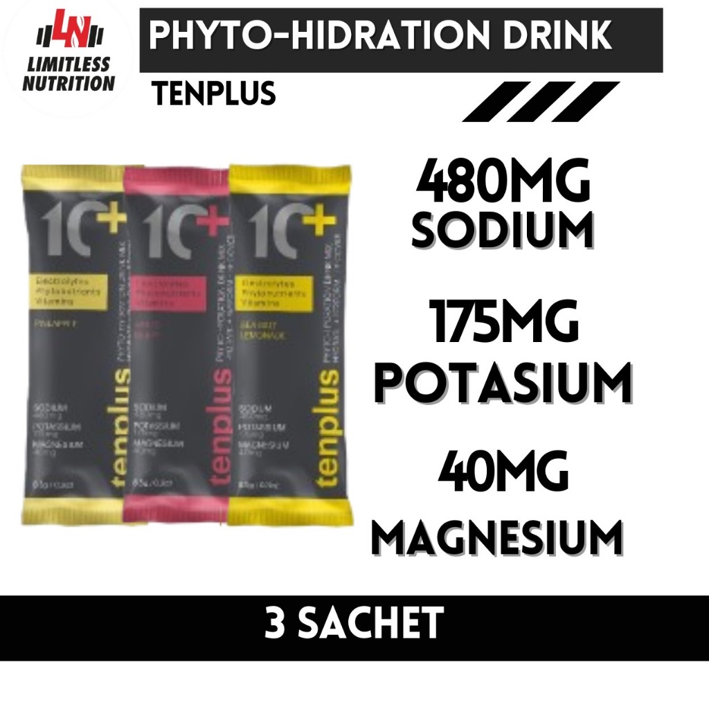 

Tenplus 10+ Phyto - Hydration Drink 3 Sachet Minuman Elektrolit Electrolytes