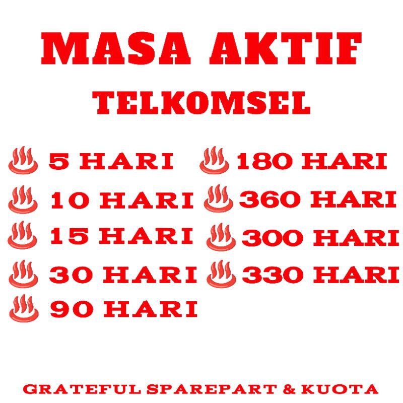 MASA AKTIF TELKOMSEL