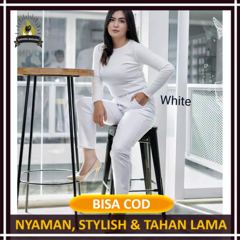Baggy Pants Wanita Premium Celana Longgar Nyaman & Modis M L XL XXL - 161