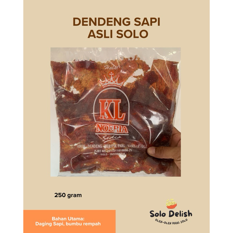 

Dendeng Sapi Khas Solo 250 gram