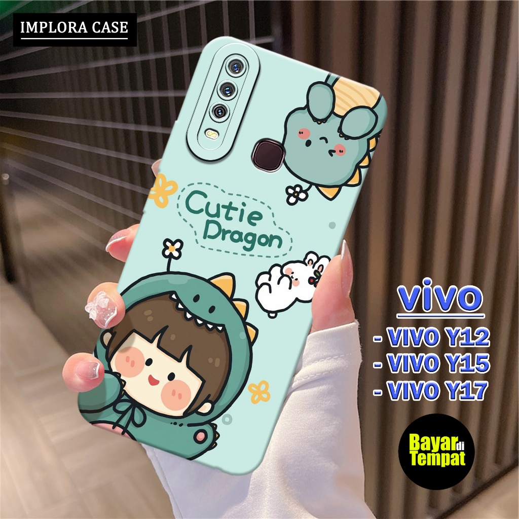 Case Vivo Y12 / Y15 / Y17 Motif Kartun IMPLORA CASE Casing Vivo Y12 / Y15 / Y17 Softcase Hp Vivo Y12