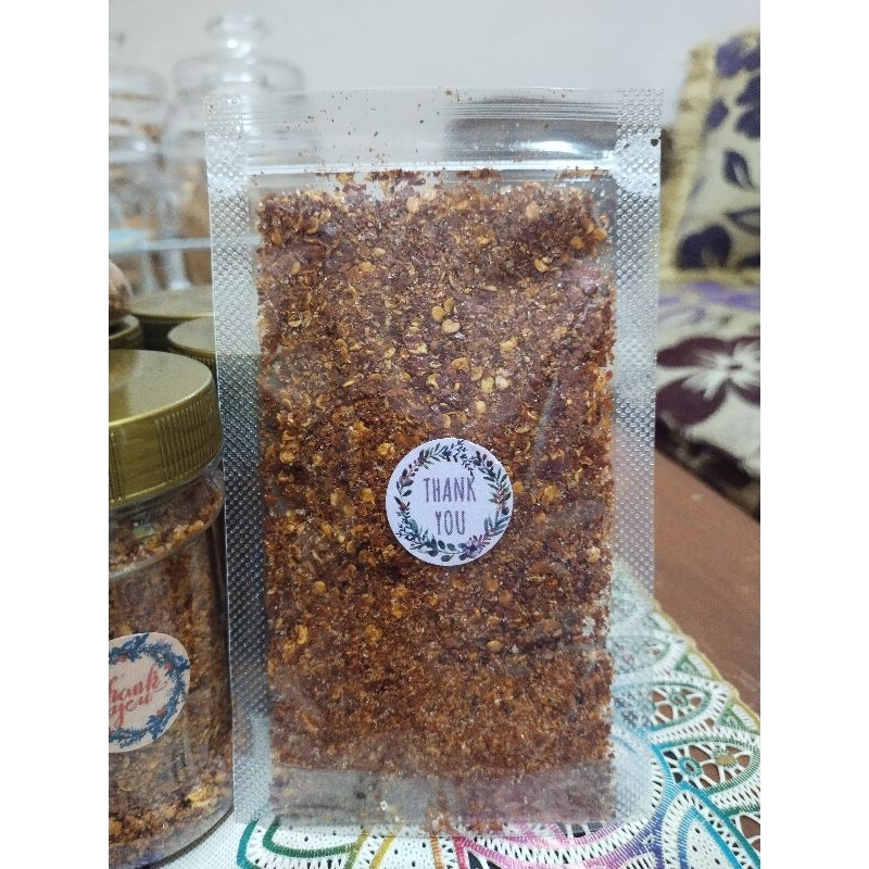 

SAMBAL GARING BOOMHUA / CABAI KERING / ABON CABE KERING