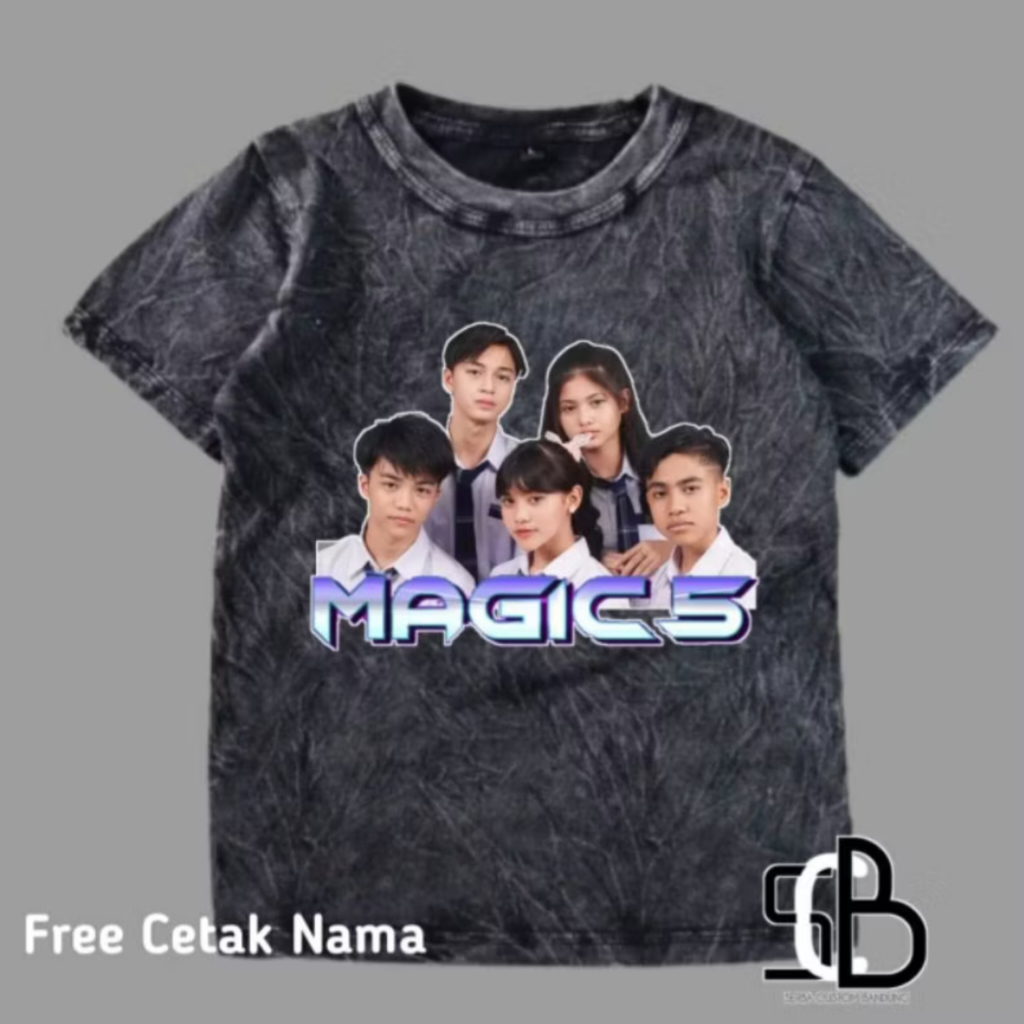 MAGIC 5 KAOS ATASAN ANAK MAGIC 5 KATUN WASHED PREMIUM