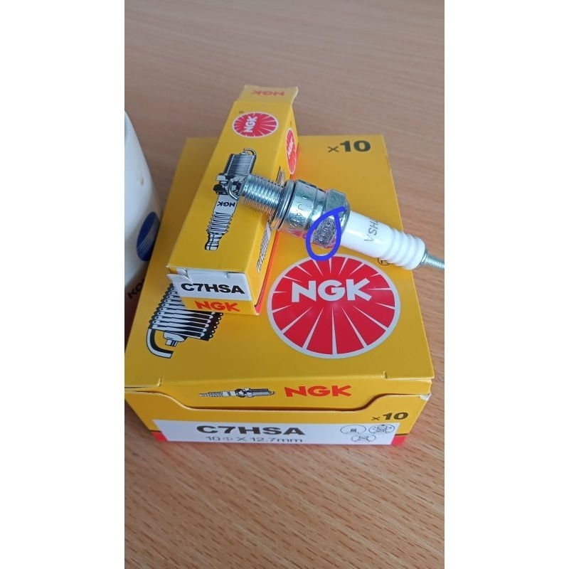 BUSI -C7 NGK HSA MOTOR BEBEK GRAND SUPRA-KARISMA LEGENDA